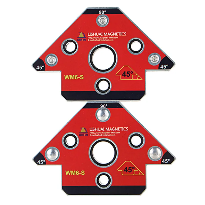 2 шт./компл. стрелка WM6-S Электрический магнитный сварочный держатель неодимовый магнит малого размера сварочный Зажим инструменты