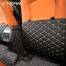 Vtear для hyundai creta ix25 аксессуары интерьер подлокотник коробка заднего сиденья Kick-proof коврик Детский Kick коврик автомобиль анти-грязный коврик