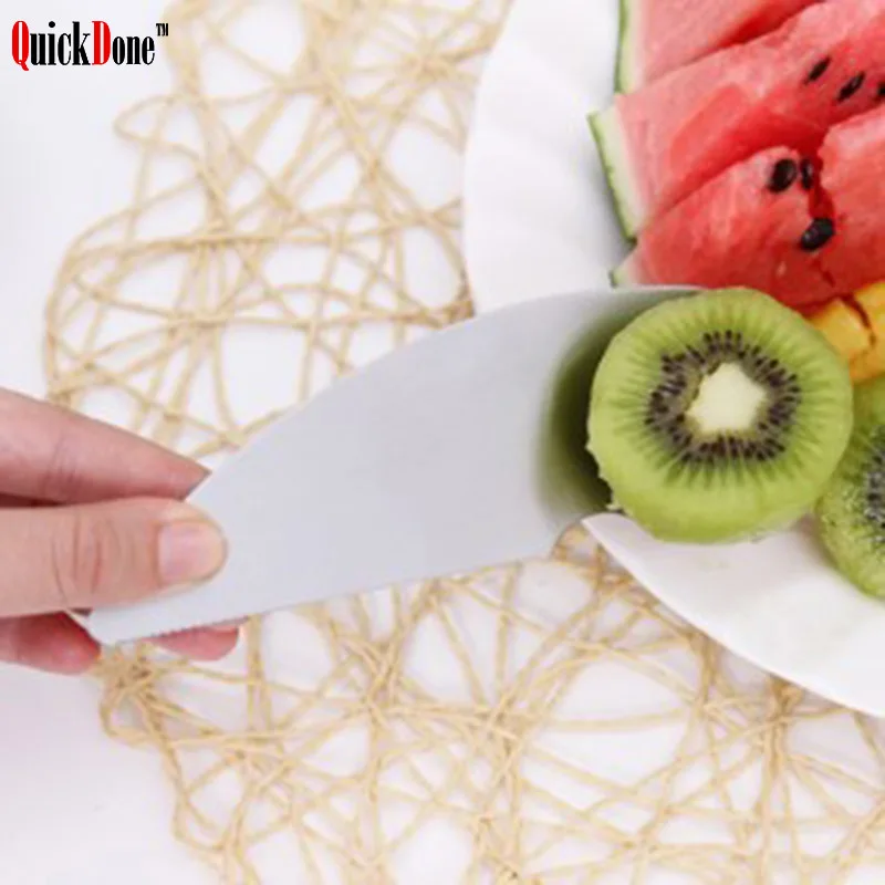 QuickDone Stainless Steel Kiwi Dig Spoon 2 in 1 Kiwifruit Knife Fruit Peeler Cutter Vegetable Tool Kitchen Slicer Gadget CKC1471 | Дом и сад