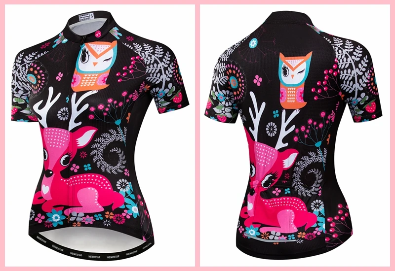 Cats 2021 Cycling jersey Women Bike jerseys MTB Top Maillot Pro Team Summer racing Road Mountain sports shirt Breathable pink
