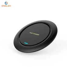 ENKLOV мини беспроводное зарядное устройство QI зарядное устройство для iPhone X 8 8 Plus samsung Galaxy S7/S8/S6/S6/Note5 EP-NG930 Nexus 6