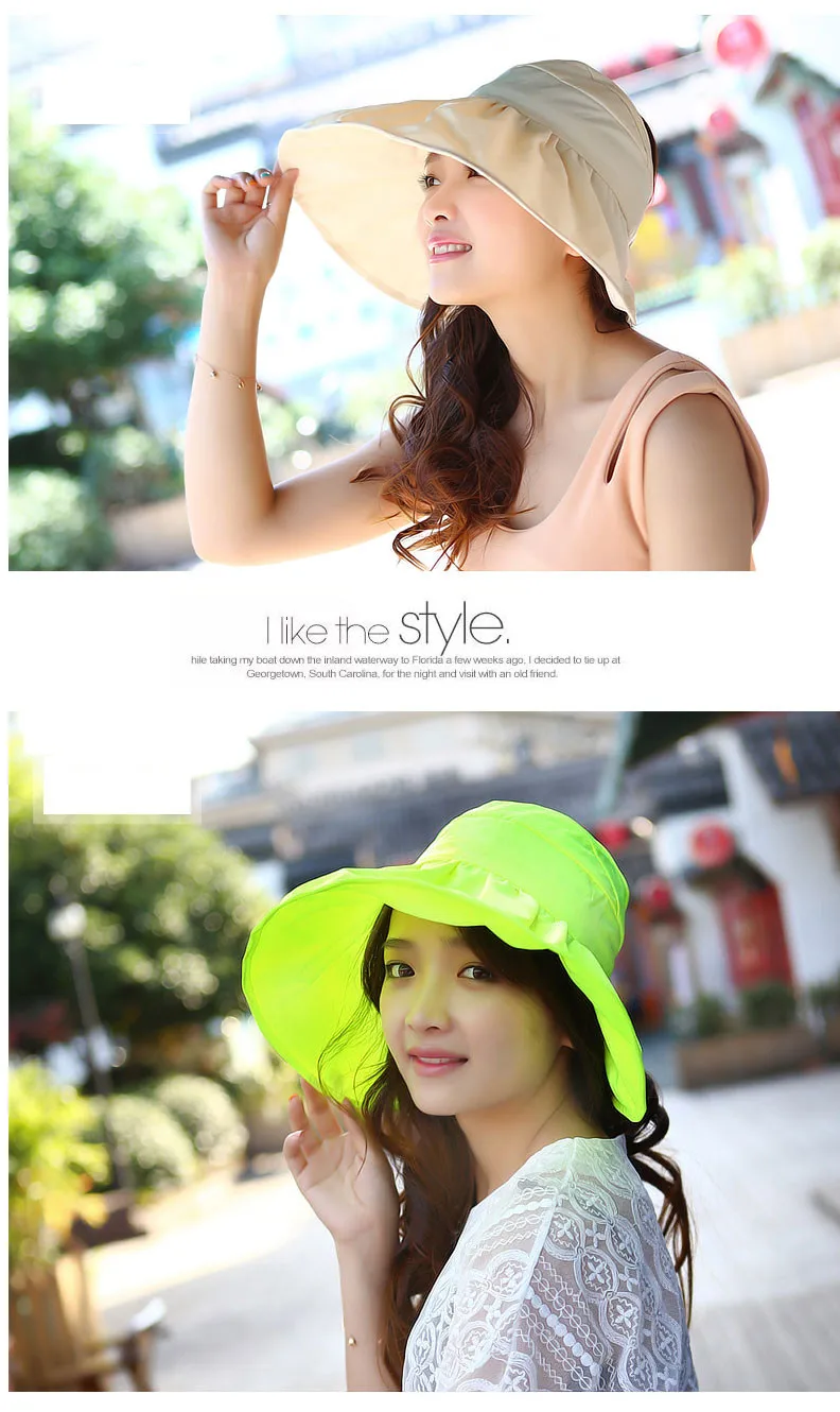 sun visor hat sun hats for women with big heads chapeu feminino beach hat summer uv protection hats (27)