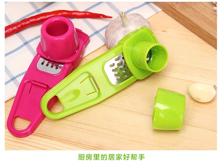 Plastic Ginger Garlic Grinding Tool Magic Silicone Vegetable Peeler Slicer Cutter Grater Planer Candy Color Kitchen Accessories