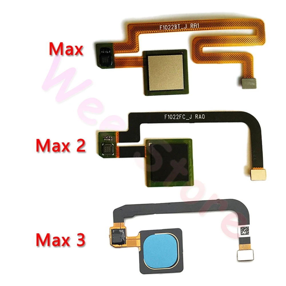 

Original Back Home Button Fingerprint Sensor Flex Cable For Xiaomi Mi Max 1 2 3 Pro Home Flex