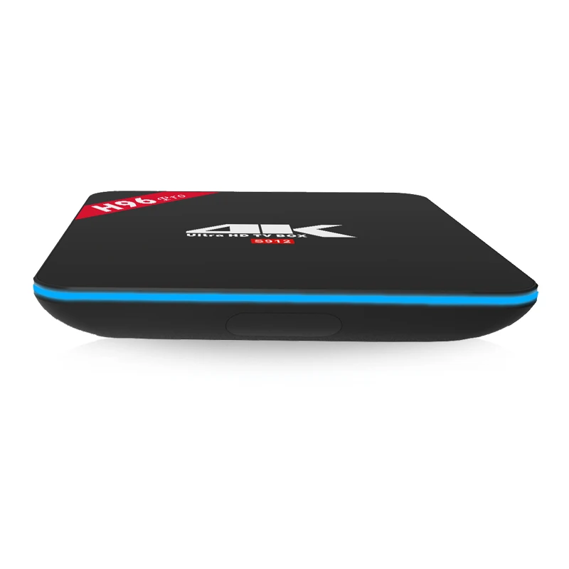 Смарт ТВ приставка H96 Pro Amlogic S912 Android 7 1 3 ГБ 32 ГБ/64 2 4g + 5 8g WiFi 4 K Ultra медиаплеер