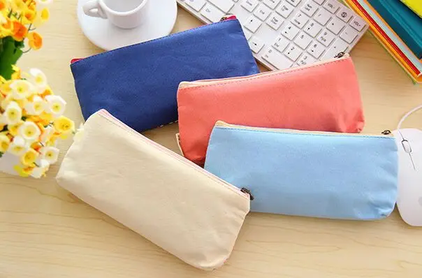 Женская сумка футляр для карандашей с цветами и садом|double zipper pencil case|zipper casepencil case |