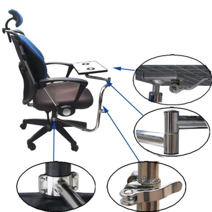 Multifunctional Lazy Chair Lift Rotatable Bracket Foldable Laptop Stand Computer Desk Keyboard Tray