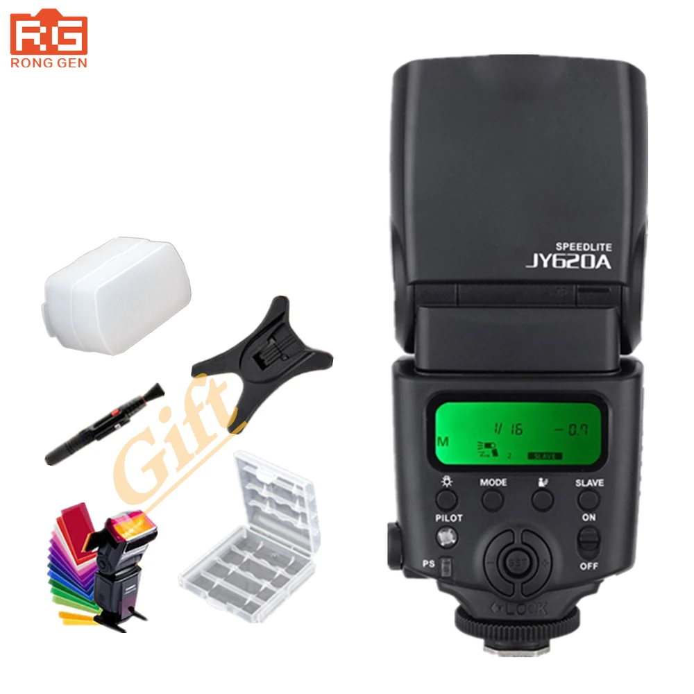 Jy 620a speedlight flash para nikon d7000 d5100 d5200 d3200 d800 d700