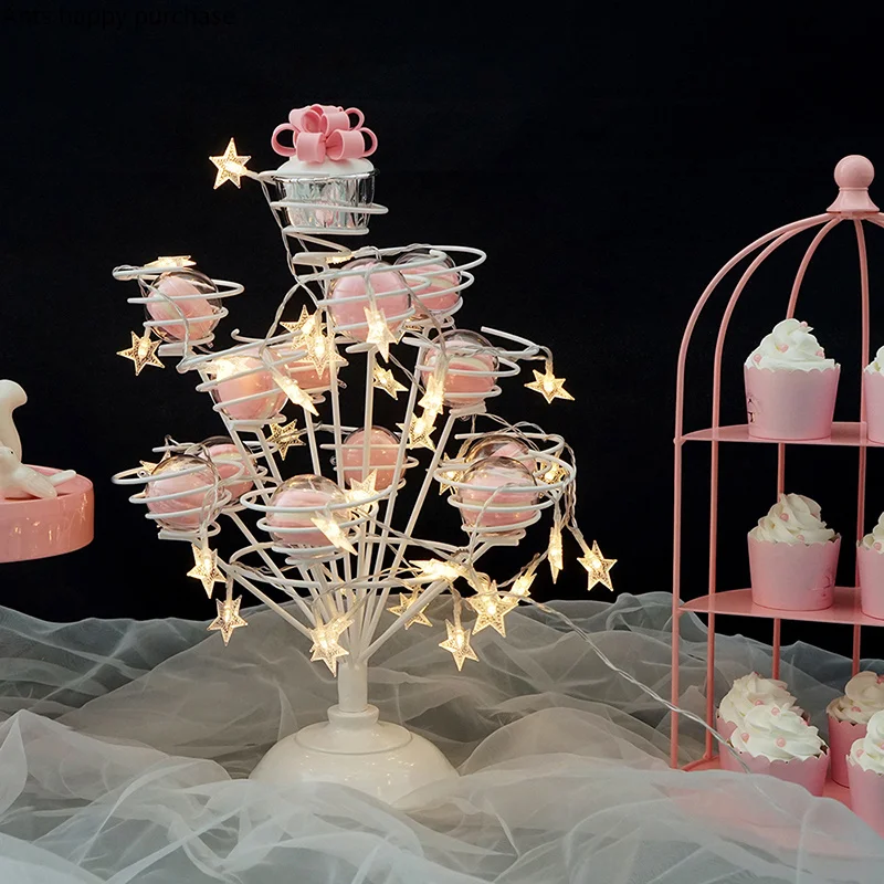 Творческий Макарон дисплей стенд украшения дома свадебный фестиваль организовать чашки подставка для торта провода рамки Рождественское украшение