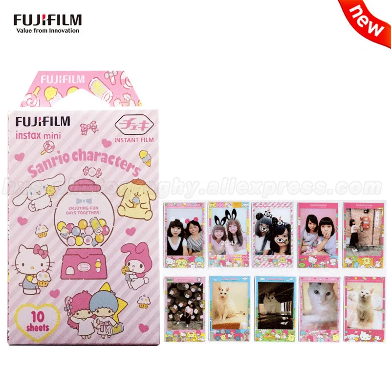 Fujifilm Fuji Instax Mini 9 пленка Sanrio 10 листов для мини 8 9 7s 70 50s 90 25 мгновенная фотокамера поделиться SP-1 SP-2 принтер