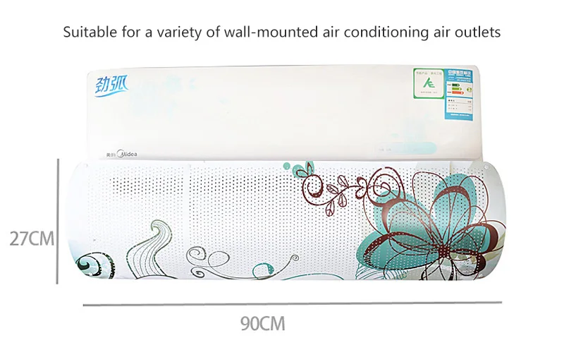 Главная Крышка для кондиционера Ветер Дефлектор дефлектор кондиционер дефлектор ветер руководство анти-Ветер щит предотвратить прямой удар