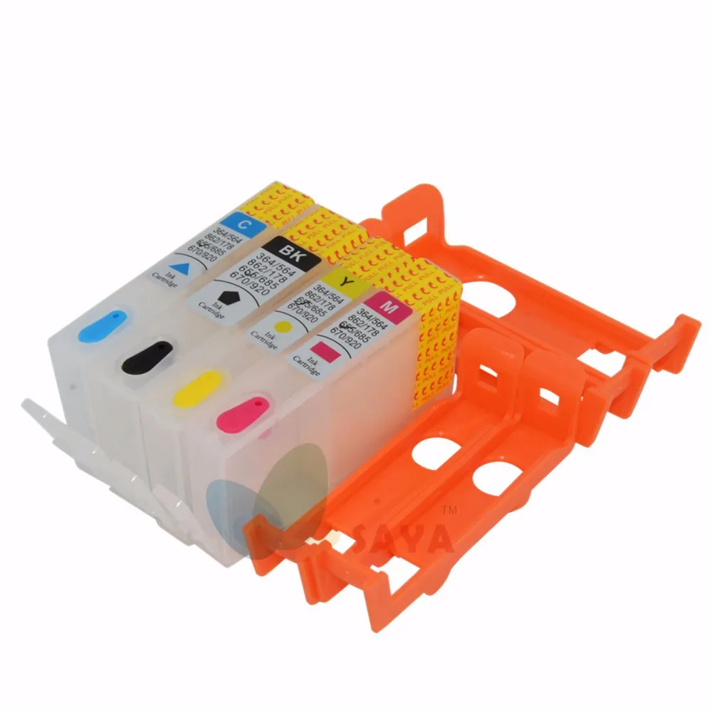 HP670 cartucho de tinta recargable Para HP Deskjet Ink Advantage 3525 4615  4625 5525 de la impresora (CZ275A, CZ282A, CZ283A, CZ284A), con  chips|cartridge brother|cartridge heatercartridge manufacture - AliExpress