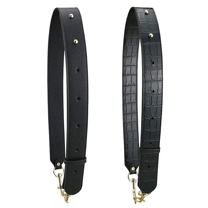 Fashion Wide Shoulder Bag Strap Solid Color Women Bag Accessories PU Leather Long Strap Belt Handbag Part Replacement Wholesale