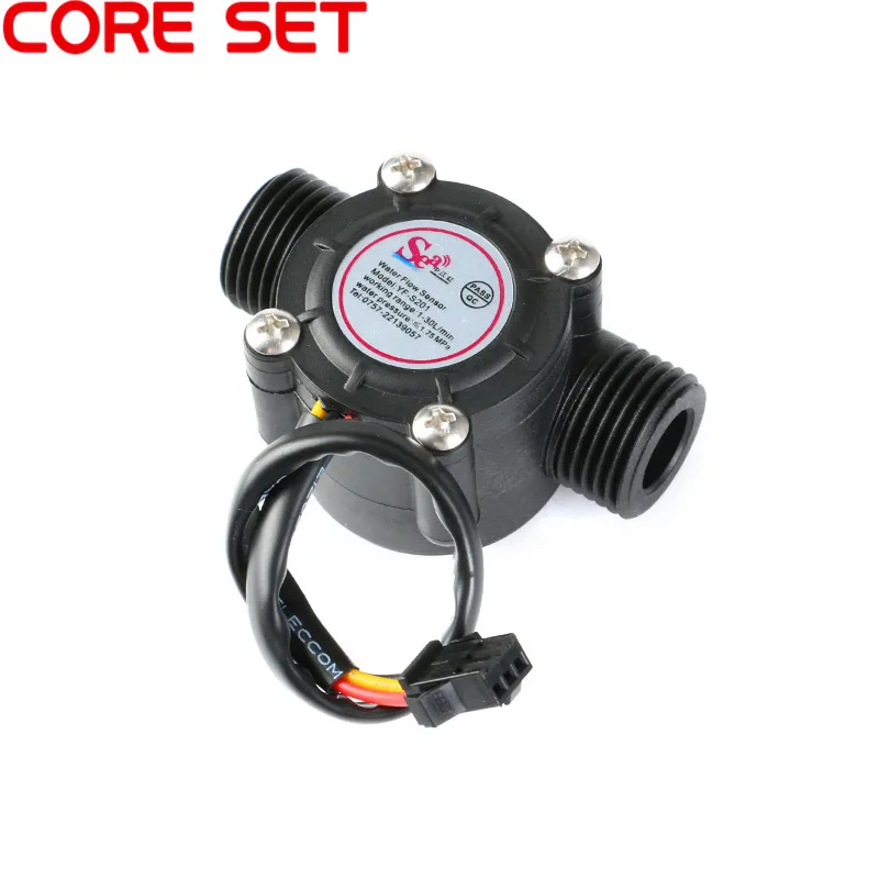 

1-30L/min 3Y Water Flow Sensor Flowmeter Hall Flow Sensor Water Control 1/2" 2.0MPa YF-S201