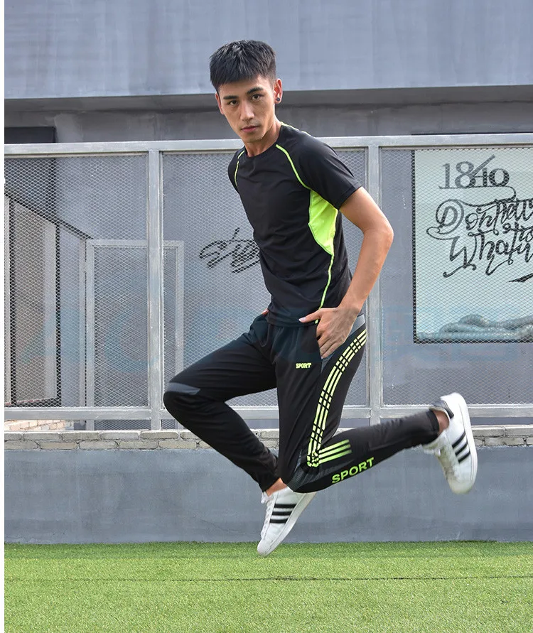 Мужские футбольные тренировочные брюки, универсальные тренировочные брюки, брюки для бега, быстросохнущие тренировочные брюки