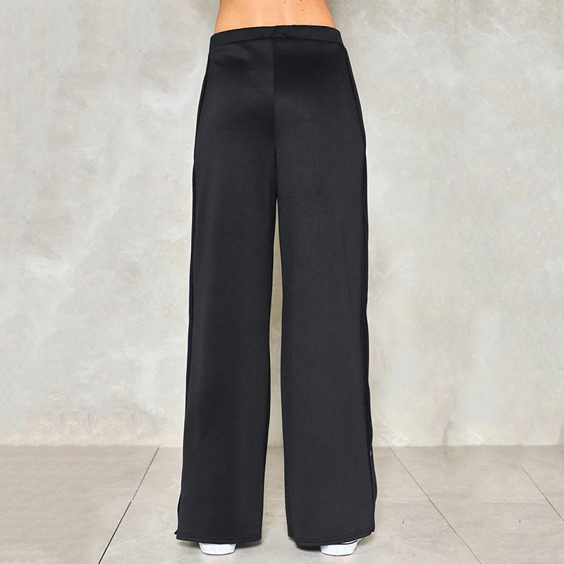 

Ropa De Invierno Para Mujer 2018 Womens Pants , Plus Size Women Bell Bottom Pants Korean , Streetwear Loose Split Pants