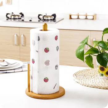 

Stainless steel towel rack roll paper shelf kitchen towel rack living room boutique tissue holder