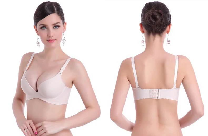 Jerrinut Intimates Sexy Seamless Underwear Bras For Women Super Push Up Lingerie Seamless Wire Free Women's Bras Underwear 17
