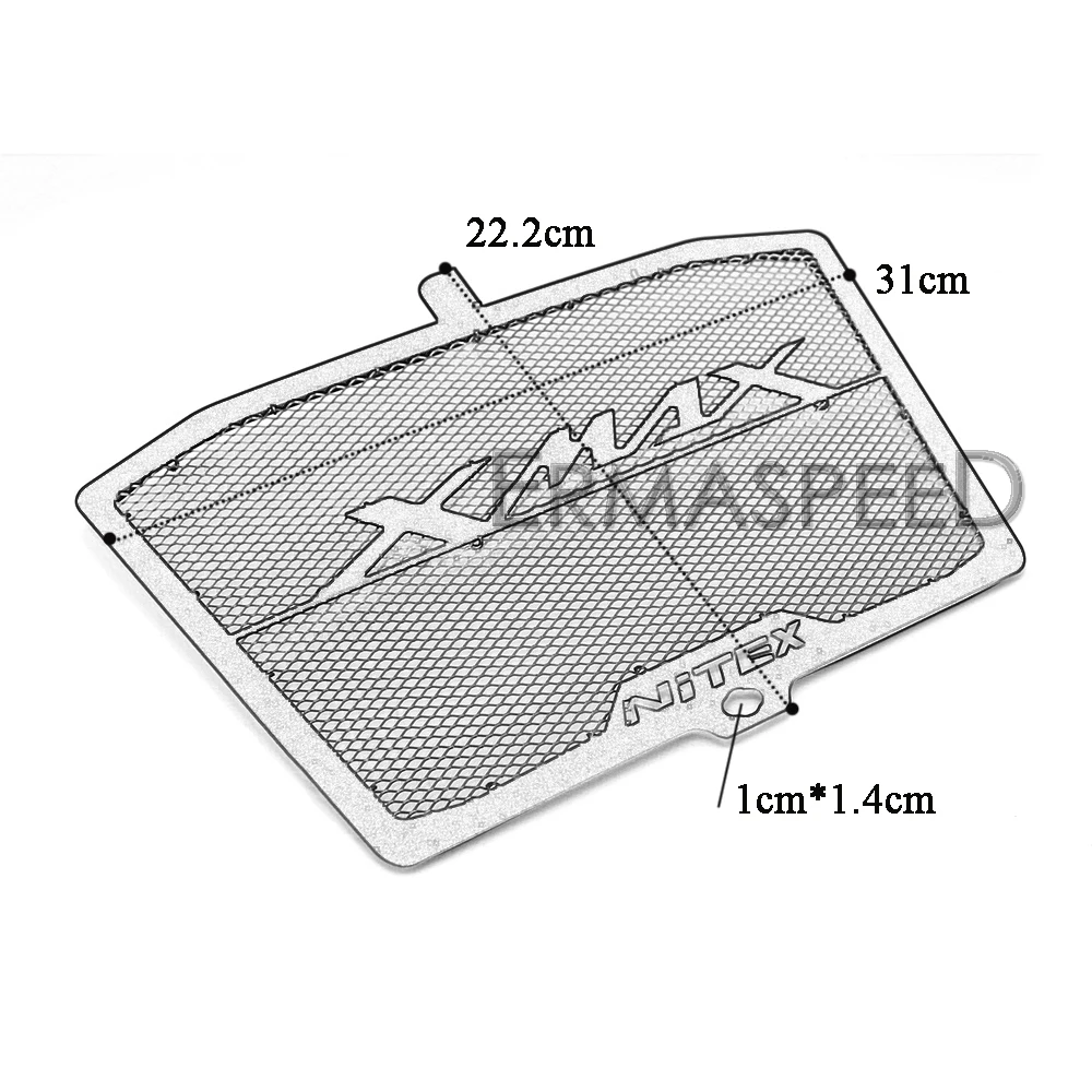 xmax300 radiator guard (10)