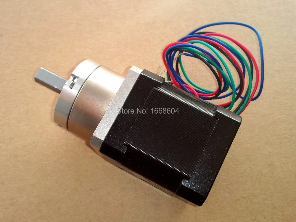 

5PCS NEMA 17 Geared Stepper Motor for 3D Printer RepRap Prusa Makergear M2 Extruder DHL Fedex UPS Free Shipping