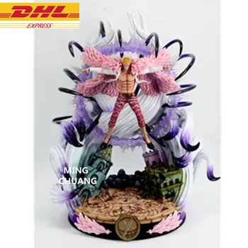 

28.35"Statue ONE PIECE Seven Warlords Of The Sea Bust Donquixote Doflamingo GK Action Figure Collectible Model Toy 72CM BOX D905