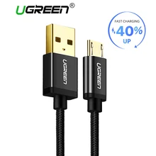 Ugreen Micro USB to USB Cable for Samsung S7 2A Nylon Fast Charge Data Cable Mobile