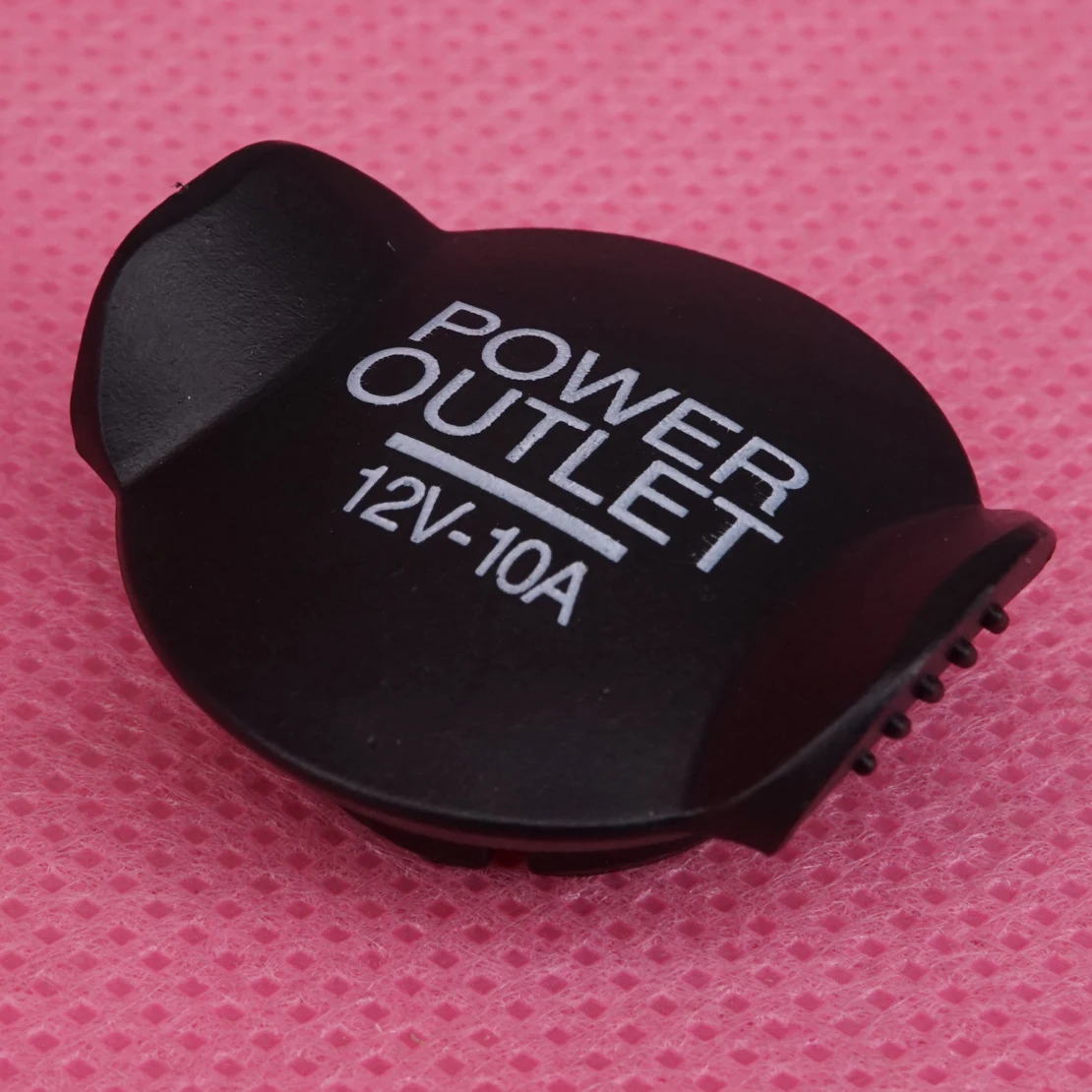 CITALL Black Plastic Car 12V 21mm Socket Cigarette Lighter Outlet Cover