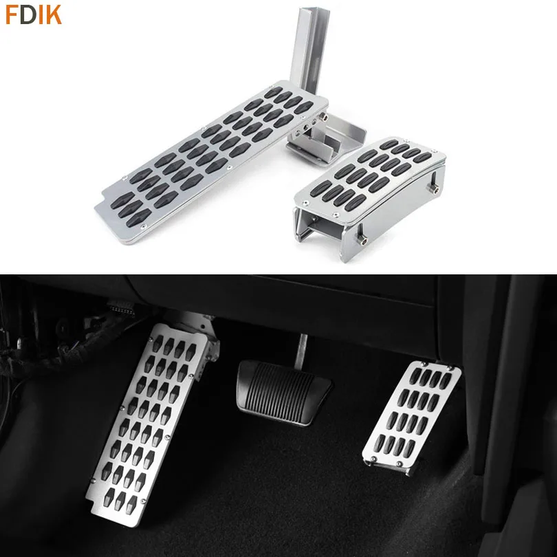 Replacement Adjustable Heighten Gas Brake Foot Rest Pedal Accelerator Pad Cover Panel for Jeep Wrangler JK & Unlimited 2007-2017 |