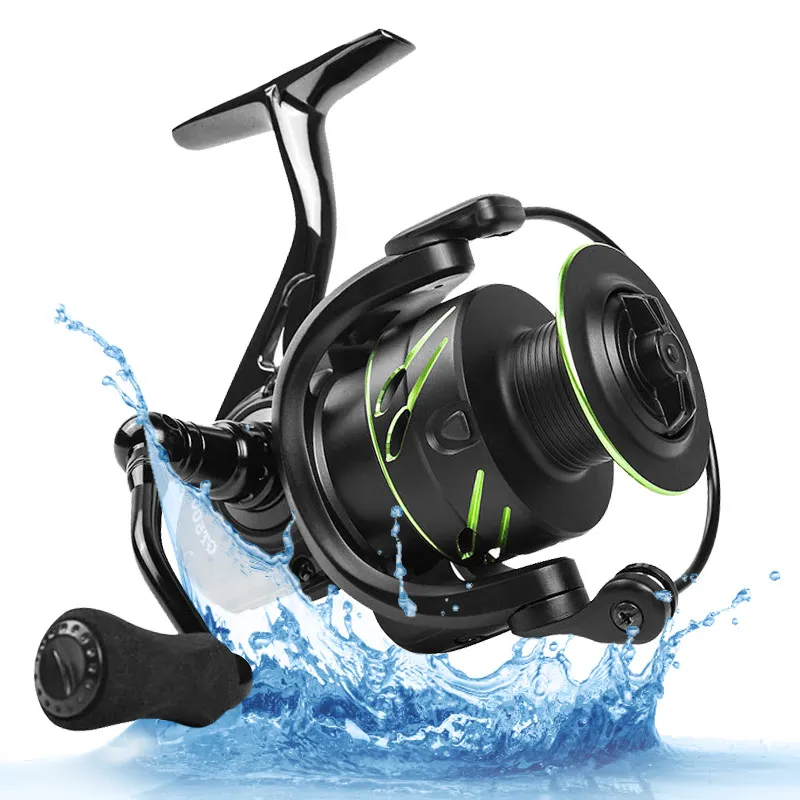 

10kg Max Drag Spinning Fishing Reel Metal Coil 13+1BB 5.0:1/4.7:1 Stainless Steel Arm Casting Tackle Fresh Sea Carp Fishing Reel