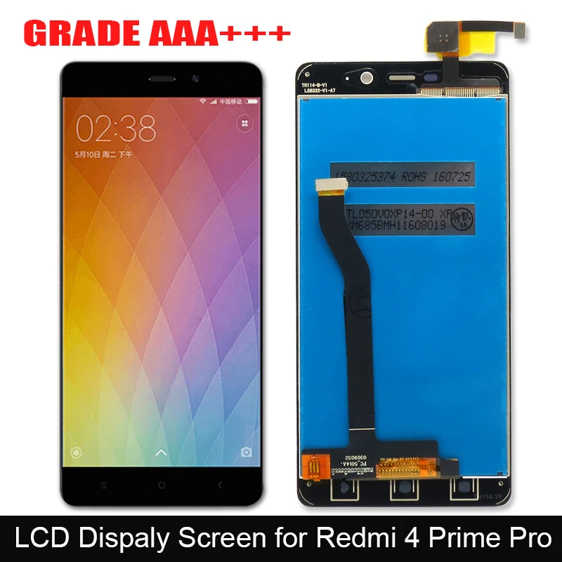 100% New For Xiaomi Redmi 4 Prime LCD Display Touch Screen Assembly ...