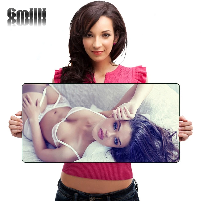 

Free Shipping Creative Cute Girl Pattern Computer Mouse Pad Mat Game Mousemat Mousepad 600*300