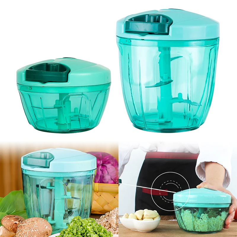 

Manual Vegetable Fruit Chopper Cutter Processor Chopper Garlic Cutter Food Fruit Twist Shredder Meat Crusher Kitchen Accessories