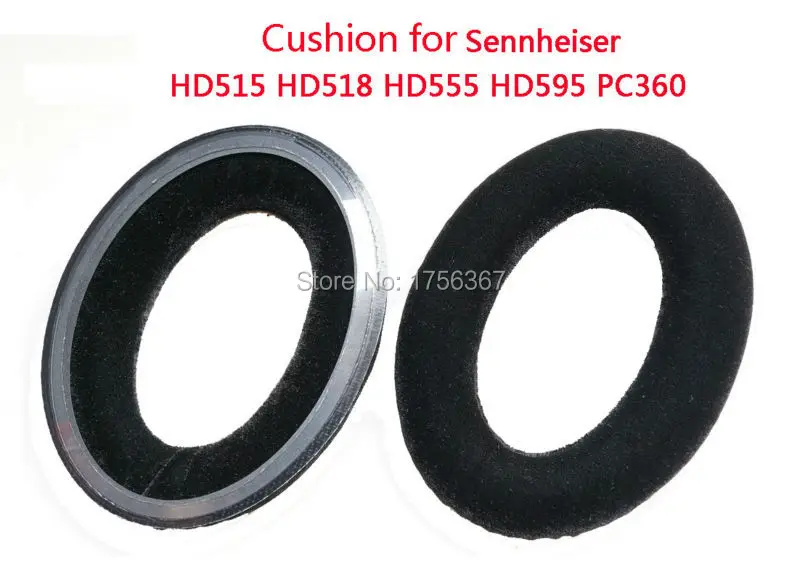 Фланелевые амбушюры сменные + повязка на голову для Sennheiser HD515 HD555 HD595 HD558 HD518 HD598 HD559