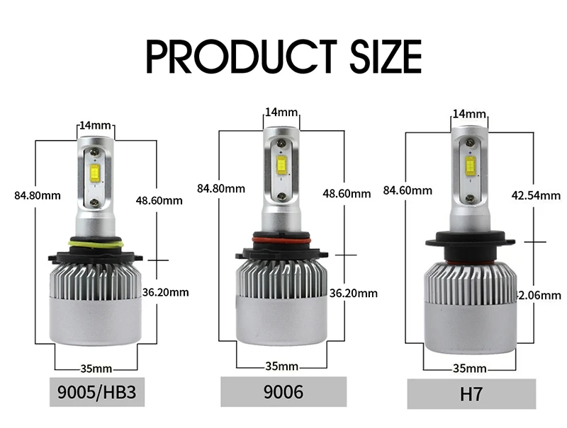 Автомобильные фары H4 светодиодный лампы H3 H27 880 H11 H8 H9 HB3 9005 Lamp12000LM 6500 CSP супер яркий авто фары Противотуманные фары лампы DC12V