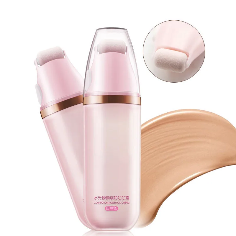 

Roller Wheel Air Cushion CC Cream Makeup Concealer Moisturizing Long-lasting Natural Facial Makeup Primer Foundation Cream