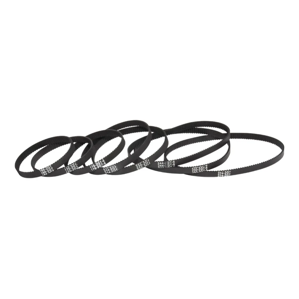 

HTD 2GT Timing Belt Closed Loop Timing Belt Rubber Length 156 158 160 166 170 172 176 180 186 188 mm Width 6mm 9mm Pitch