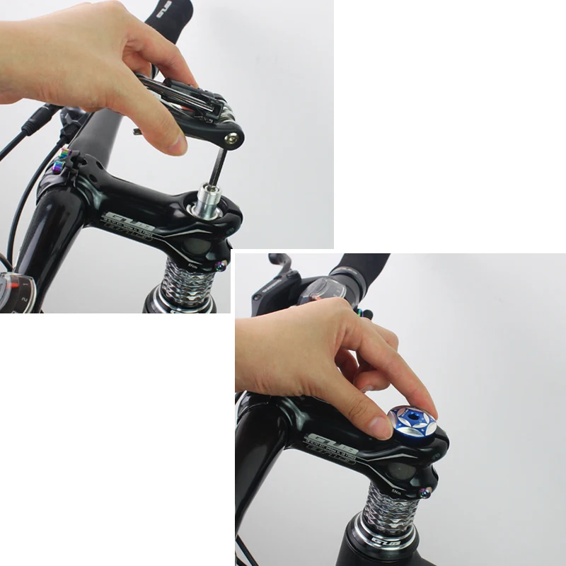 Велосипедная гарнитура расширительный подвесной сердечник крышка MTB гарнитура для шоссейного велосипеда верхняя крышка винт для 1-1/" 28,6 вилка из углеродного волокна