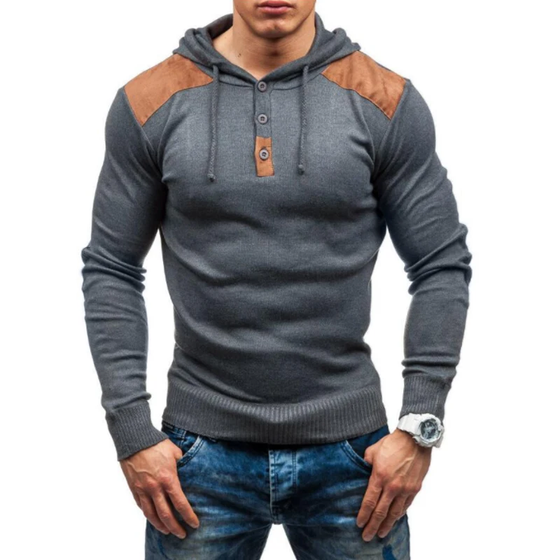 Brand 2018 Hoodie Classic Fashion Solid Color Casual Hoodies Men ...