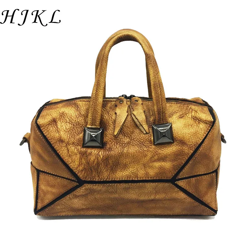 

Genuine Leather Bag Vintage Women Handbags Sac Main Femme Crossbody Bags for Shoulder Handbag Luxury Designer Torebka Damska New