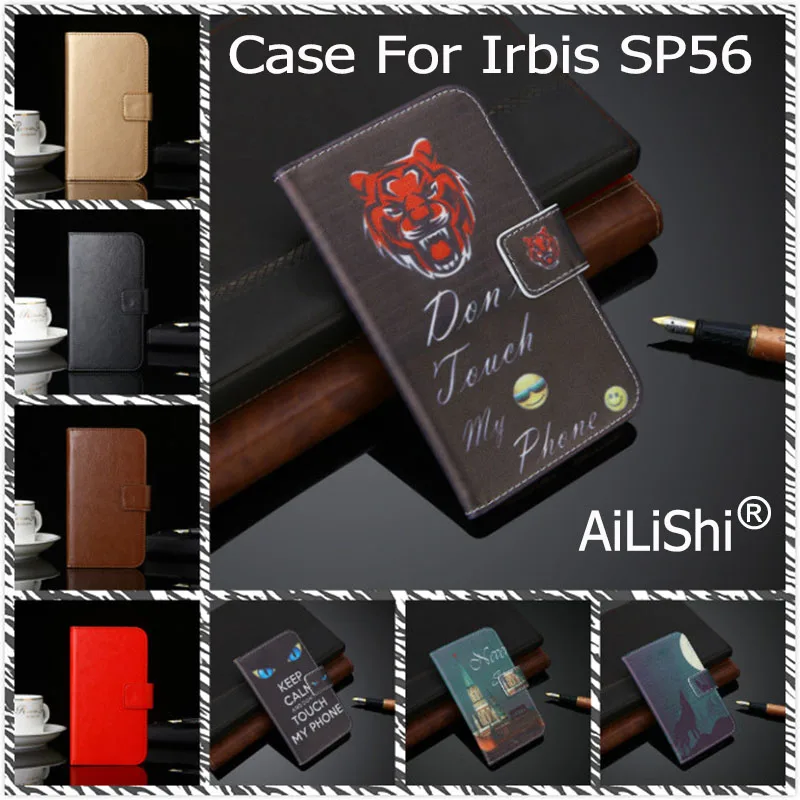 

AiLiShi PU Leather Case For Irbis SP56 Luxury Flip High Quality Protective Cover Wallet With Card Slots SP56 Irbis Case In Stock