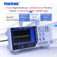Hantek 2CH цифровой осциллограф 70-200 МГц произвольный/функциональный генератор сигналов синхронизация сигнала 1GS/s DSO4000C
