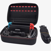 Portable Big Capacity Case Cover Zipper Protective Shell Hard Shell Protective Storage Carrying Bag Case For Nintend Switch eastvita portable game bags game storage case protective handle carry case cover zipper protective shell for nintend switch