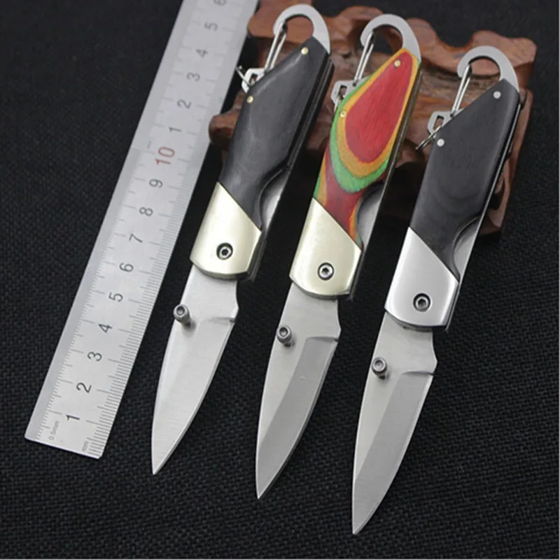 Mini Folding Knives AUS 8 High Quality Stainless Steel Key Knife Pocket
