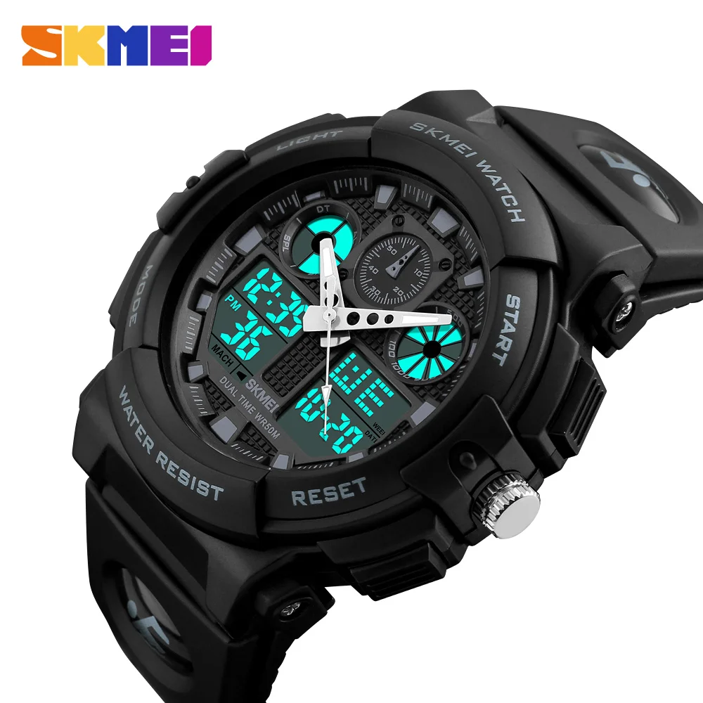

SKMEI Brand Men Sports Watches Digital Quartz Watch 50M Watwrproof Military Woman Wristwatches Outdoor Relogio Masculino