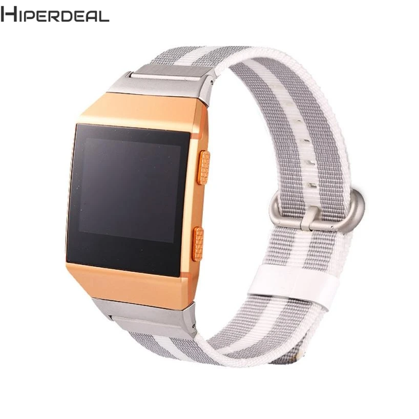 HIPERDEAL новый релиз спортивный тканый нейлоновый браслет ремешок для Fitbit Ionic Hot 17Dec16