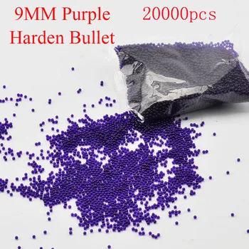 

2 bags Reforce Crystal Bullet Purple Color Harden Bomb Toy Water Gun Paintball Weapon Bullets Airsoft Gun Accessories 9MM