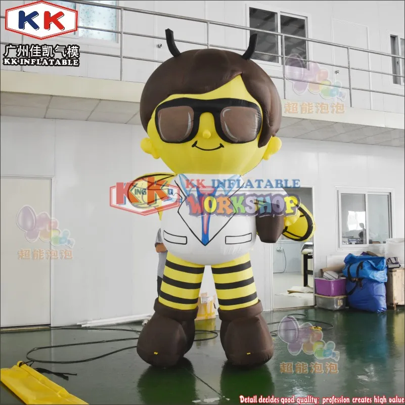 Happy holiday Square Decor Inflatable Bee Boy Cartoon Mascot For Advertising | Игрушки и хобби