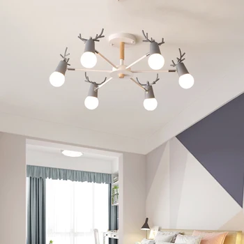 

Antler Wood simple Modern Led ceiling lights plafond lamp for home living room lights ceiling light fixture Kitchen lamps