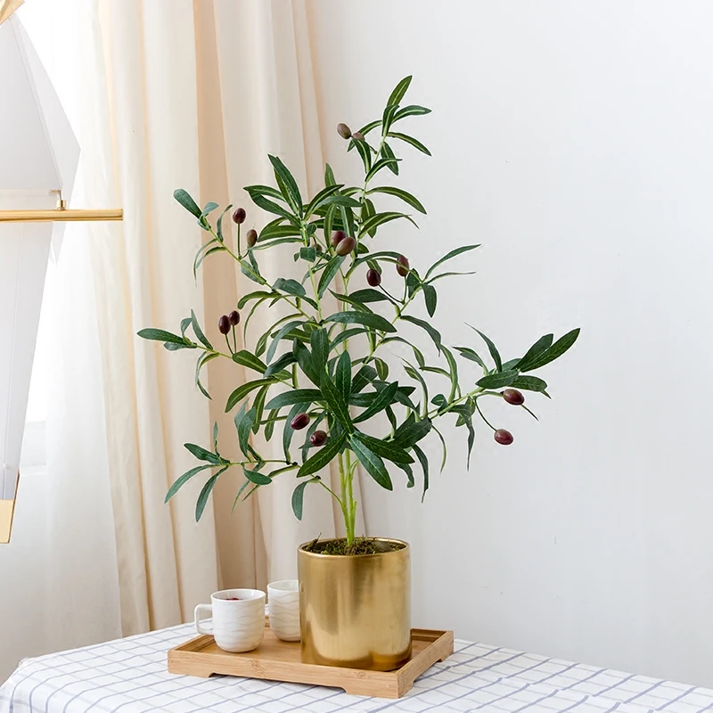 искусственные цветы для декора fleurs séchées Nordic моделирование завод Крытый