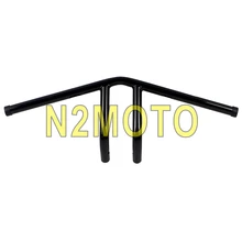 Уличные велосипеды мотоцикл черный " виски руль 25 мм 6" Rise t-бар для Harley Кафе Racer Chopper Bobber XS650 Sportster